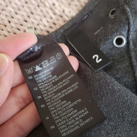 Moto Bodycon Knit Dress - Picture 3 of 4